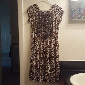 Leopard print dress size 8